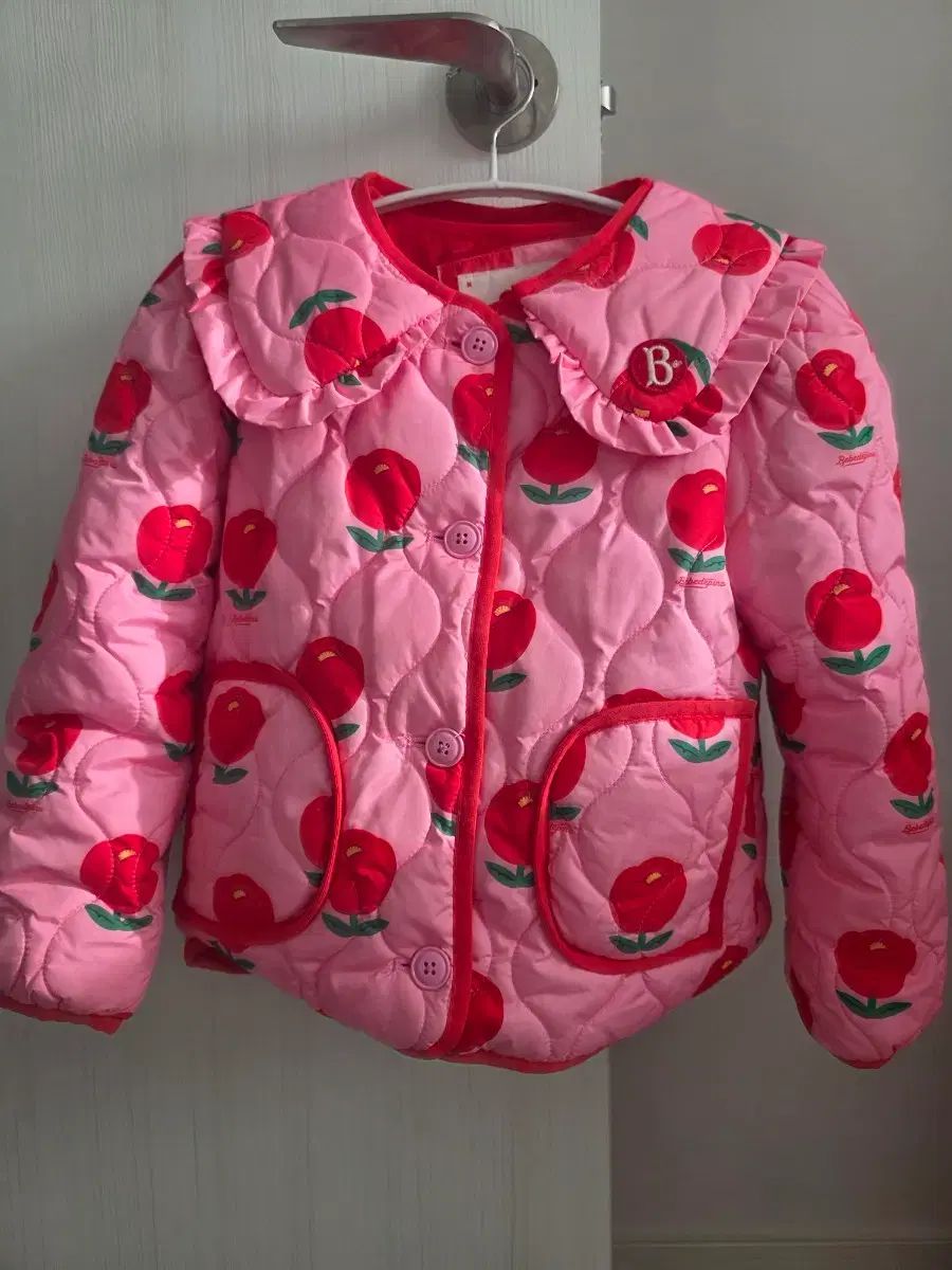 ベベデピノ オールオーバチューリップパフキルティングジャケット セット 130 120