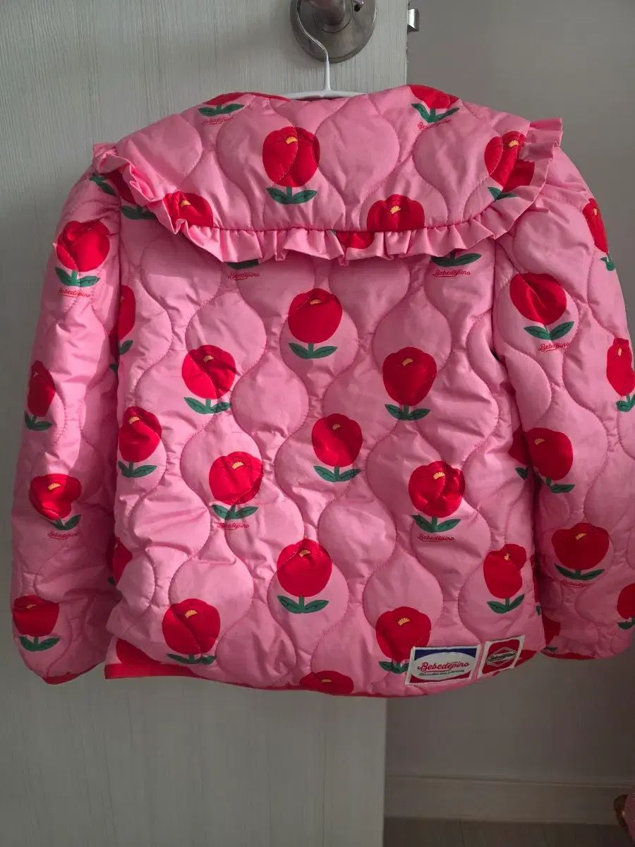 ベベデピノ オールオーバチューリップパフキルティングジャケット セット 130 120