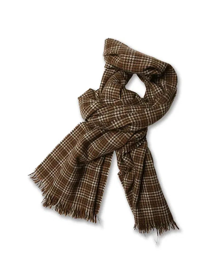 ドレイクス Drake s ヴィンテージ Classic CHECK カシミア 100 マフラー