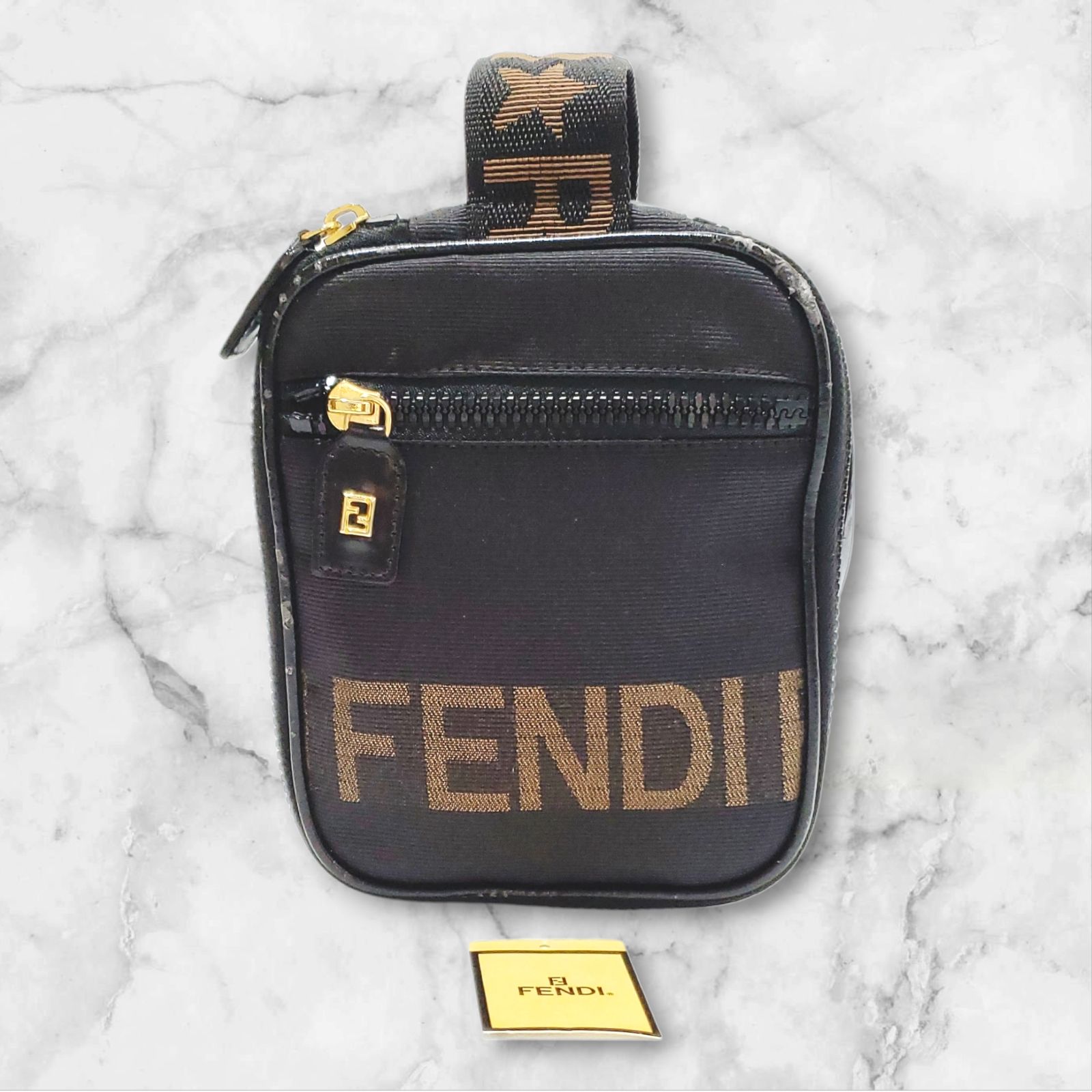 訳あり【FENDI】フェンディ ハンドバッグ バニティポーチ - メルカリ