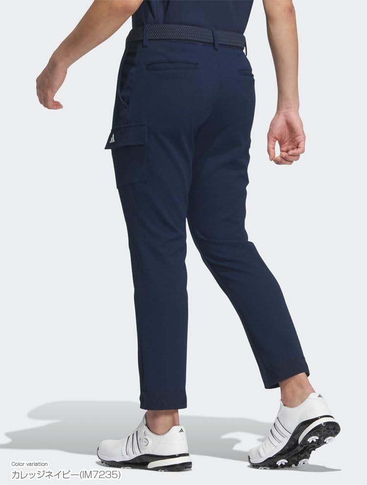  アディダスゴルフ ゴルフパンツ EX Stretch active 撥水 カーゴ アンクルパンツ メンズ ブラック 85 レインウェア ウェア