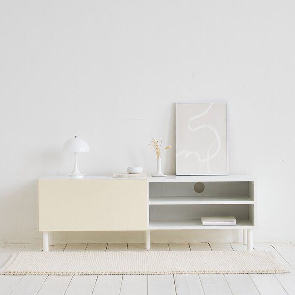 ポイント14倍 12 5 韓国風デザインテレビボード リブ マルチ