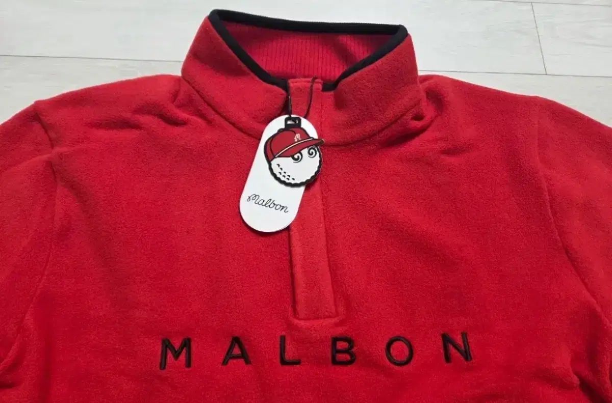 マルボンゴルフ ヴィクトリー ハーフ ジップアップ レッド
