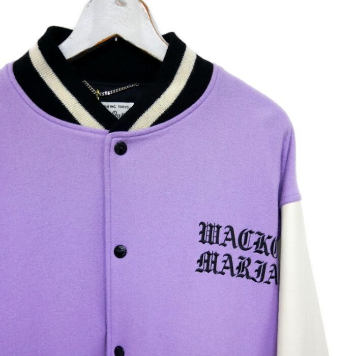 WACKO MARIA ワコマリア 国内正規 22AW LEATHER VARSITY JACKET B TYPE