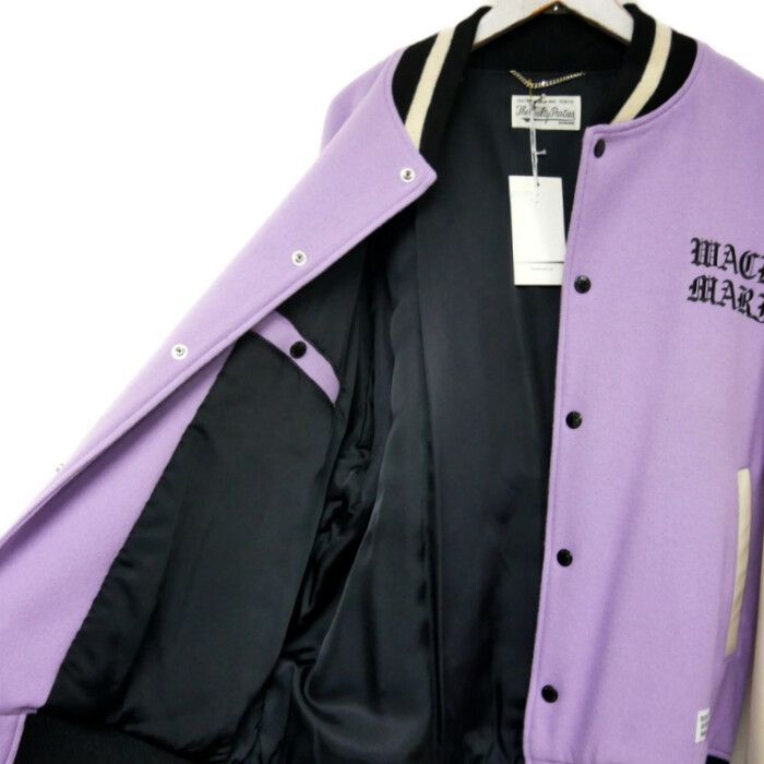 WACKO MARIA ワコマリア 国内正規 22AW LEATHER VARSITY JACKET B TYPE