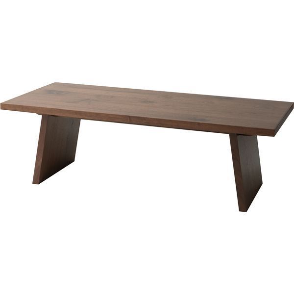 ポイント14倍 12 5 リビングテーブル 約W 120×D 55×H 38 cm ブラウン 組立式