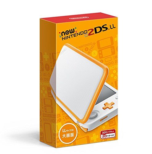  Newニンテンドー2 DS LL ホワイト オレンジ 任天堂 ニンテンドー 2 本体 ゲーム機 おもちゃ 家 おうち プレゼント 本体(New 2DS LL) ニンテンドー3DS/2DS