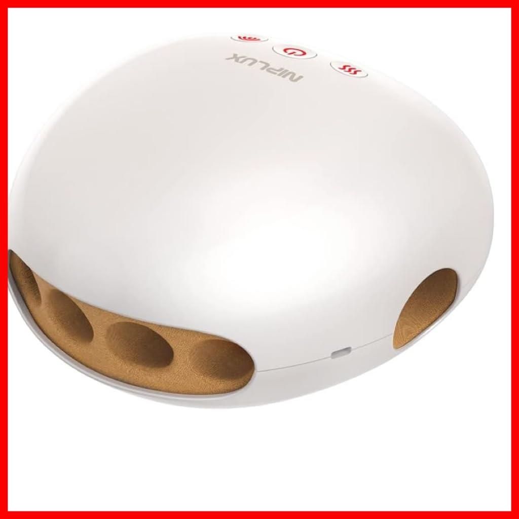 温熱 加圧 指 温める ツボ押し 手のひら 手の休憩 保湿 リラクゼーション器 日本企業開発 コードレス ハンドケア 男女兼用 敬老の日 ハンドモミ プレゼント MOMI 父親 母親 HAND 女性 男性 NIPLUX ギフト