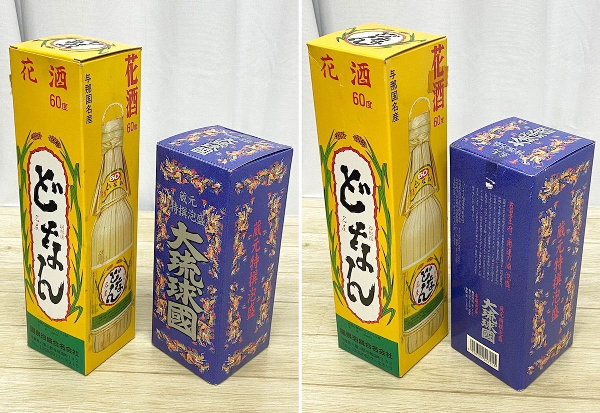 NW059】未開栓 泡盛 2本セット 花酒 どなん 600ml 60度 (国泉泡盛