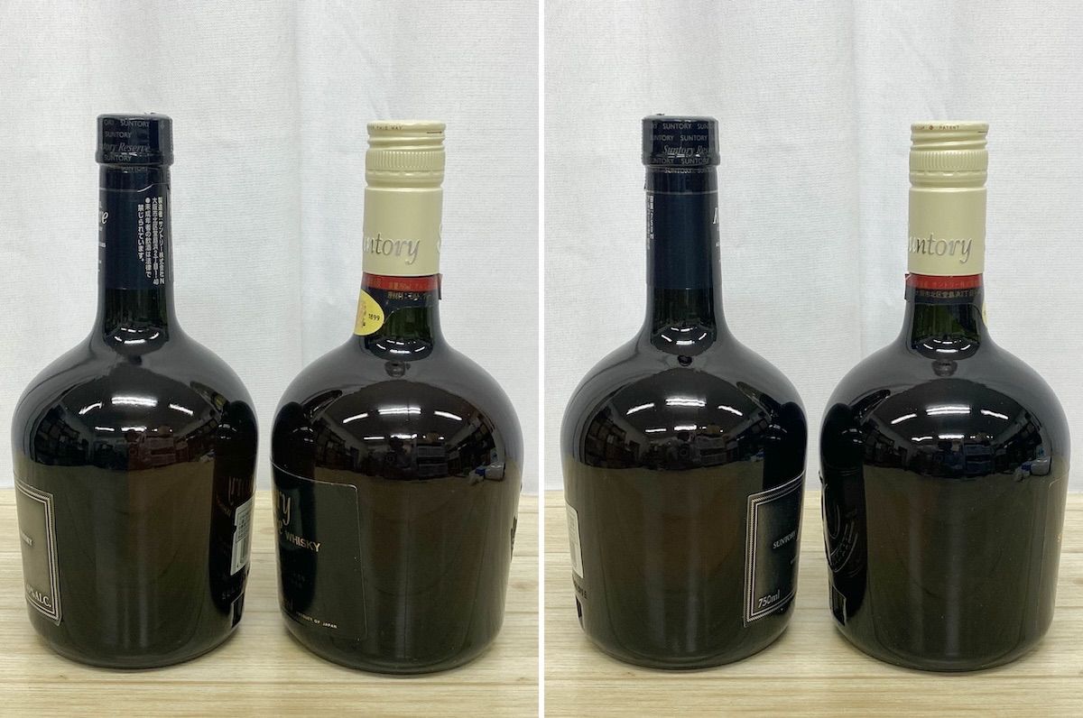 NW062】未開栓 サントリー ウイスキー 2本セット リザーブ 10年 750ml