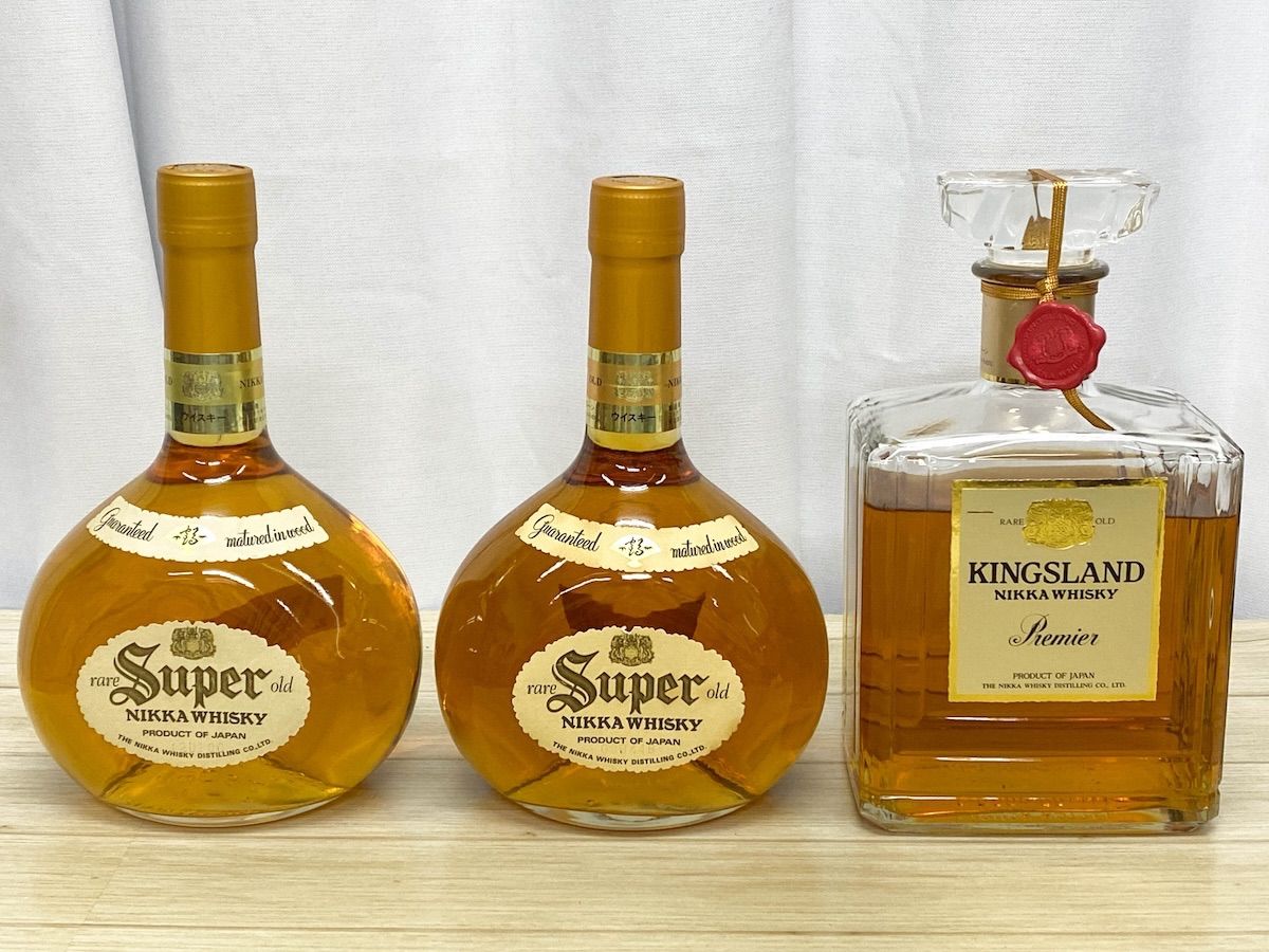 NW066】未開栓 ニッカ ウイスキー 3点セット スーパーニッカ 750ml ×2