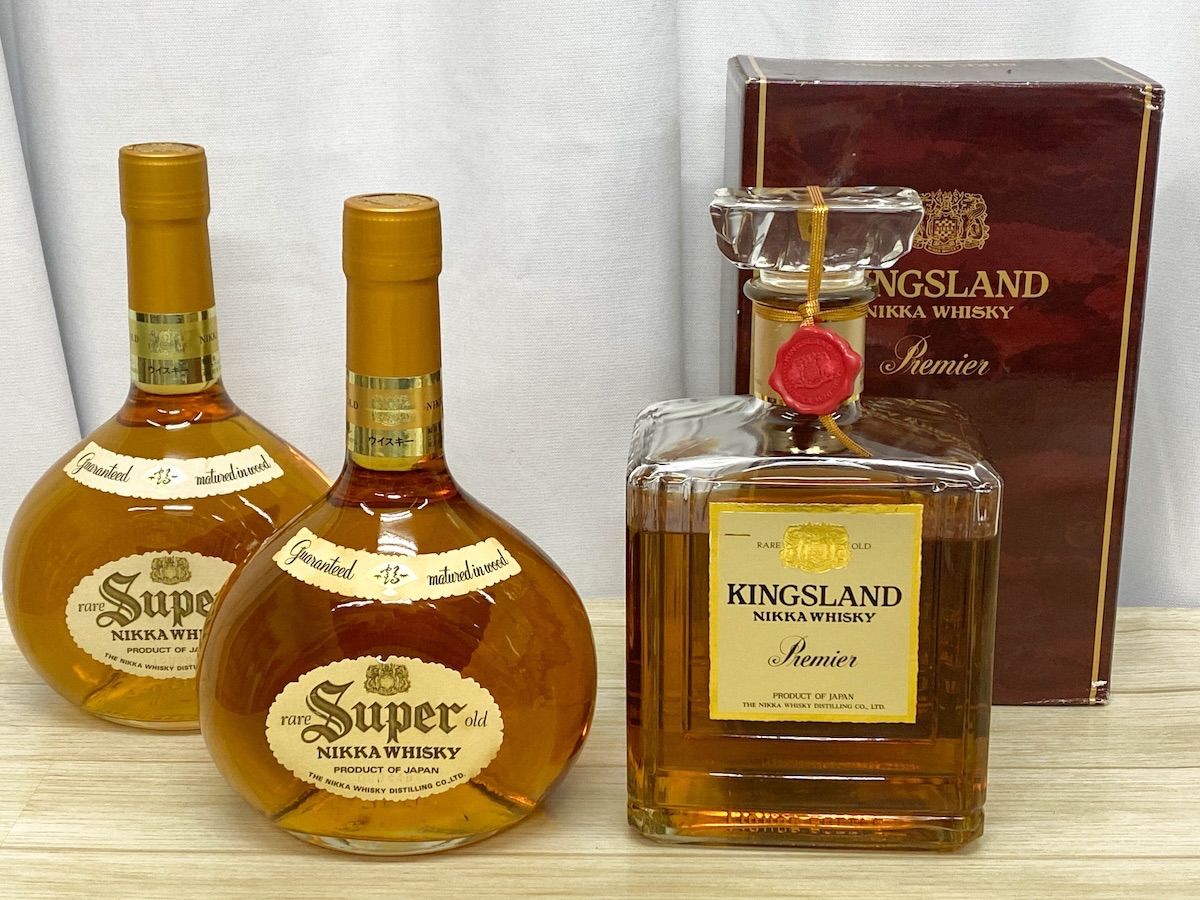 NW066】未開栓 ニッカ ウイスキー 3点セット スーパーニッカ 750ml ×2