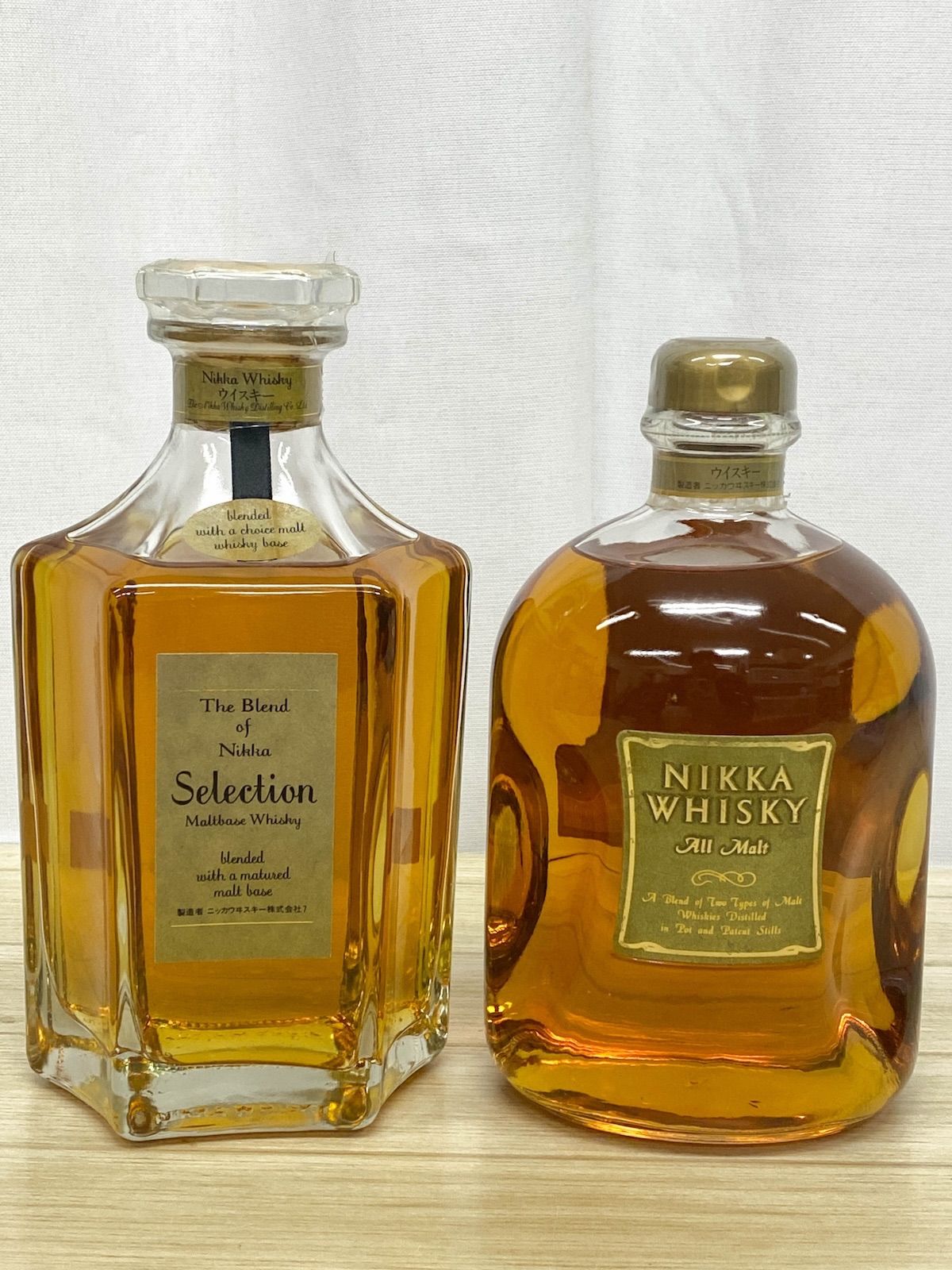 NW067】未開栓 ニッカ ウイスキー 2本セット セレクション 660ml 45