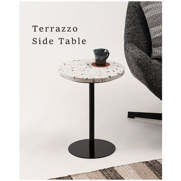 ポイント14倍 12 5 サイドテーブル 約W 35 D H 46 cm ブラック 組立式