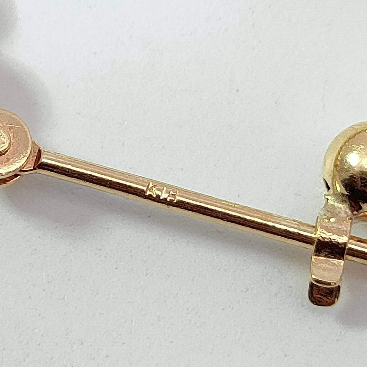 18金 K18 ボールデザイン フープピアス レディース 1.75g D836 - メルカリ