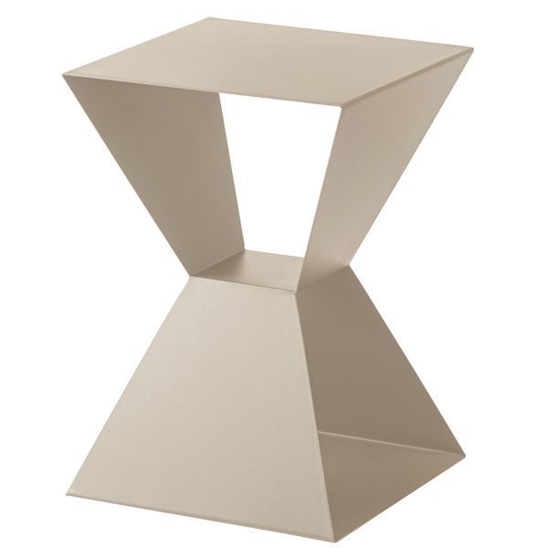 ポイント14倍 12 5 サイドテーブル 約W 35 D H 50 cm ベージュ 完成品