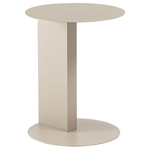 ポイント14倍 12 5 サイドテーブル 約W 40×D 40×H 50.5 cm ベージュ 組立式