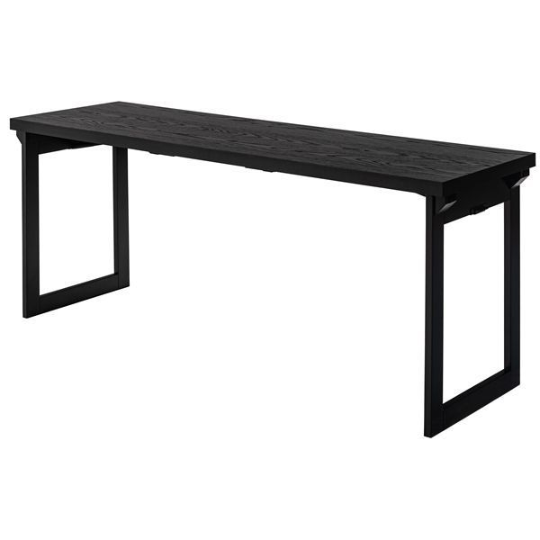 ポイント14倍 12 5 法事テーブル 約W 150 D 45 H 60 9 cm ブラック 折りたたみ式 完成品