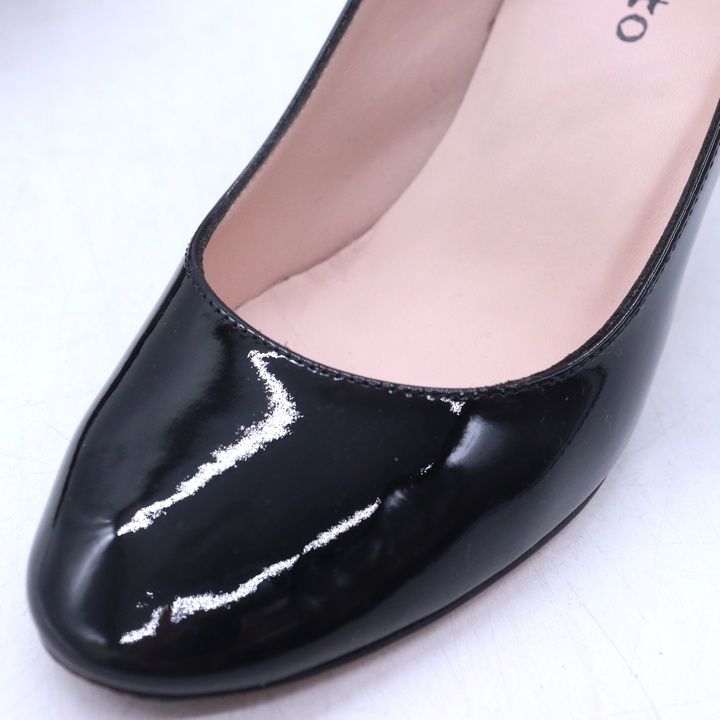 レペット パンプス シューズ 本革 レザー ブランド 靴 ポルトガル製 黒 レディース ブラック repetto