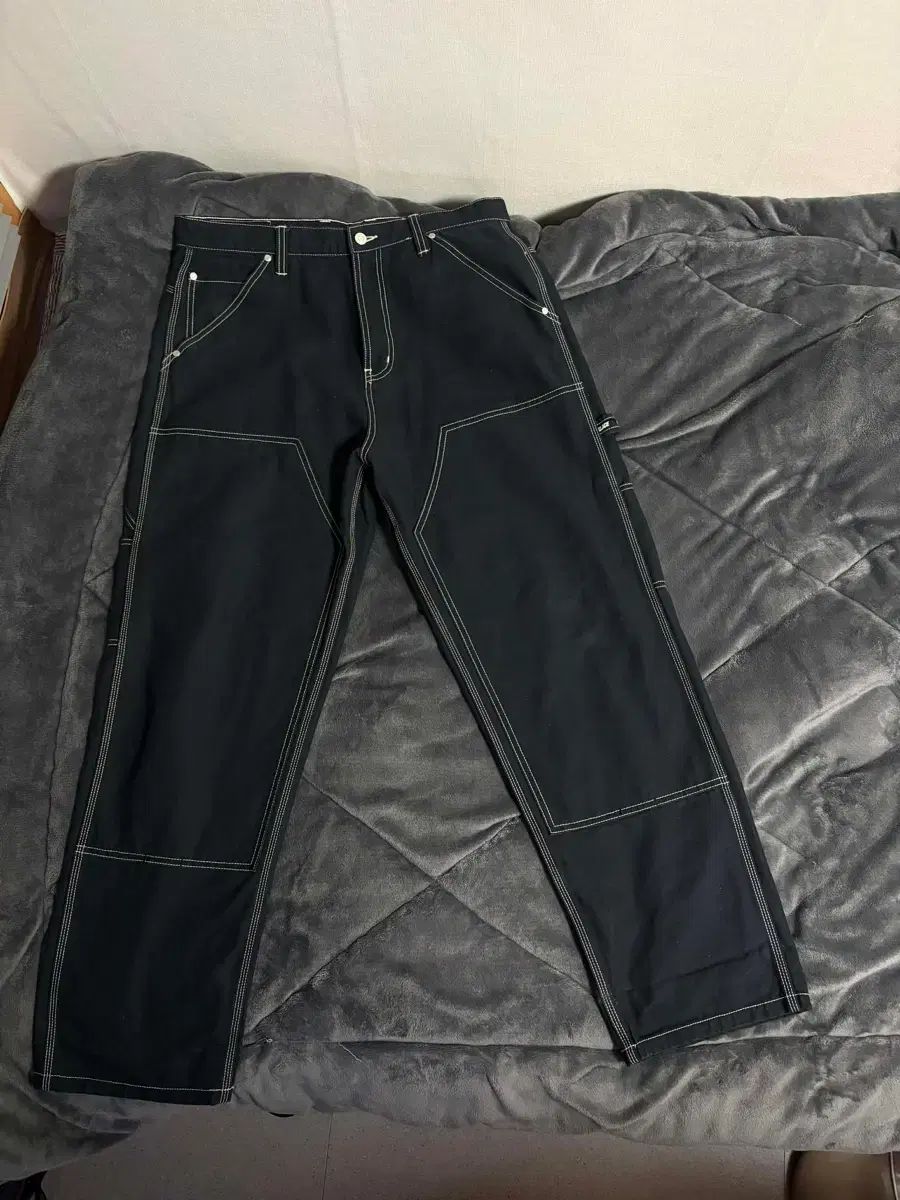 34 パレス ダブルニー パンツ ブラック