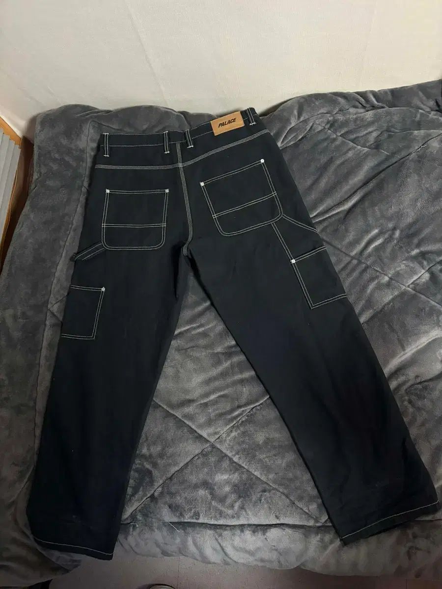 34 パレス ダブルニー パンツ ブラック チノパン パンツ メンズ