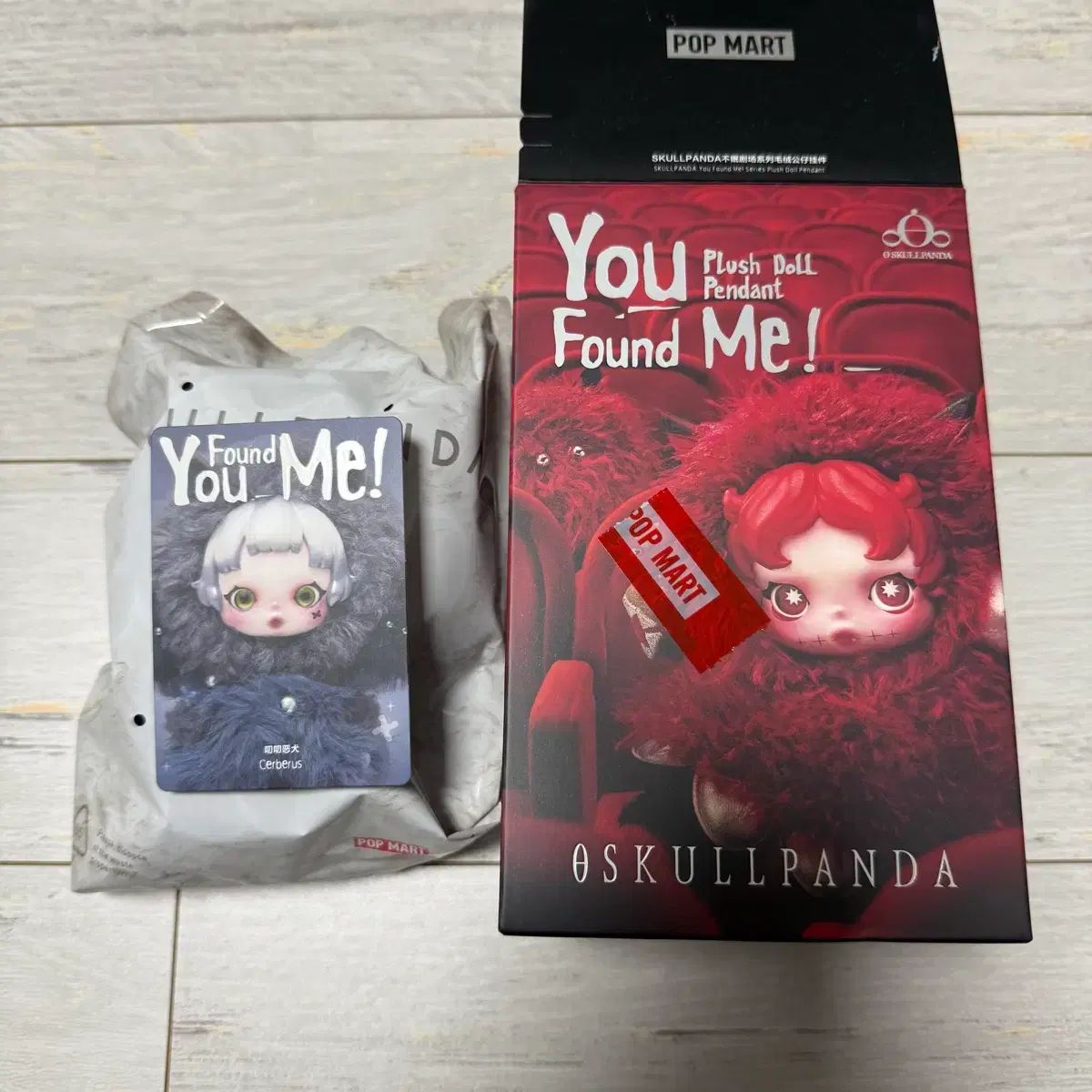 POP MART スカルパンダ 私は探してケベロス ぬいぐるみ キーホルダー