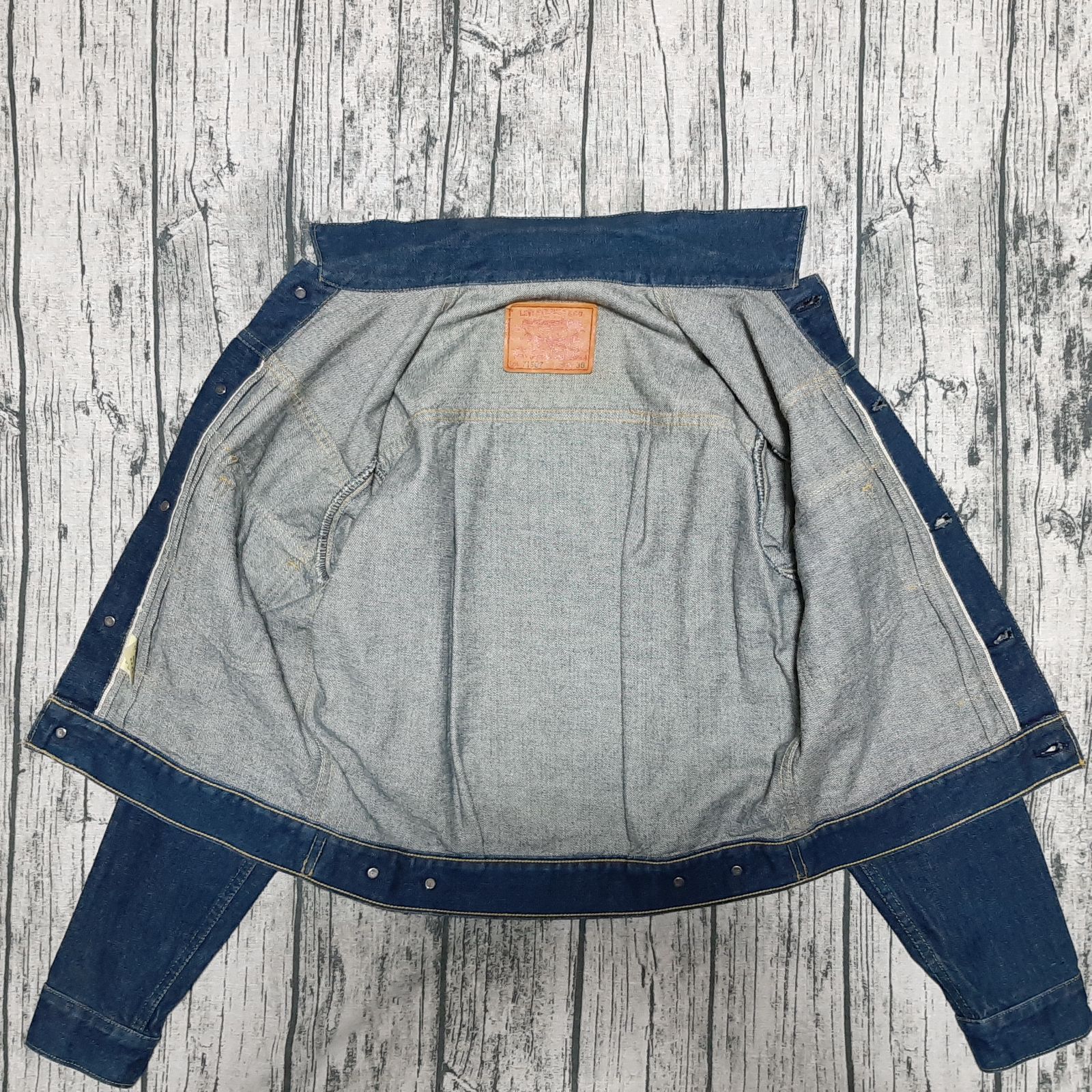 size 36】93年製 LEVI'S 507XX セカンド 2nd レザーパッチ 日本製 濃紺