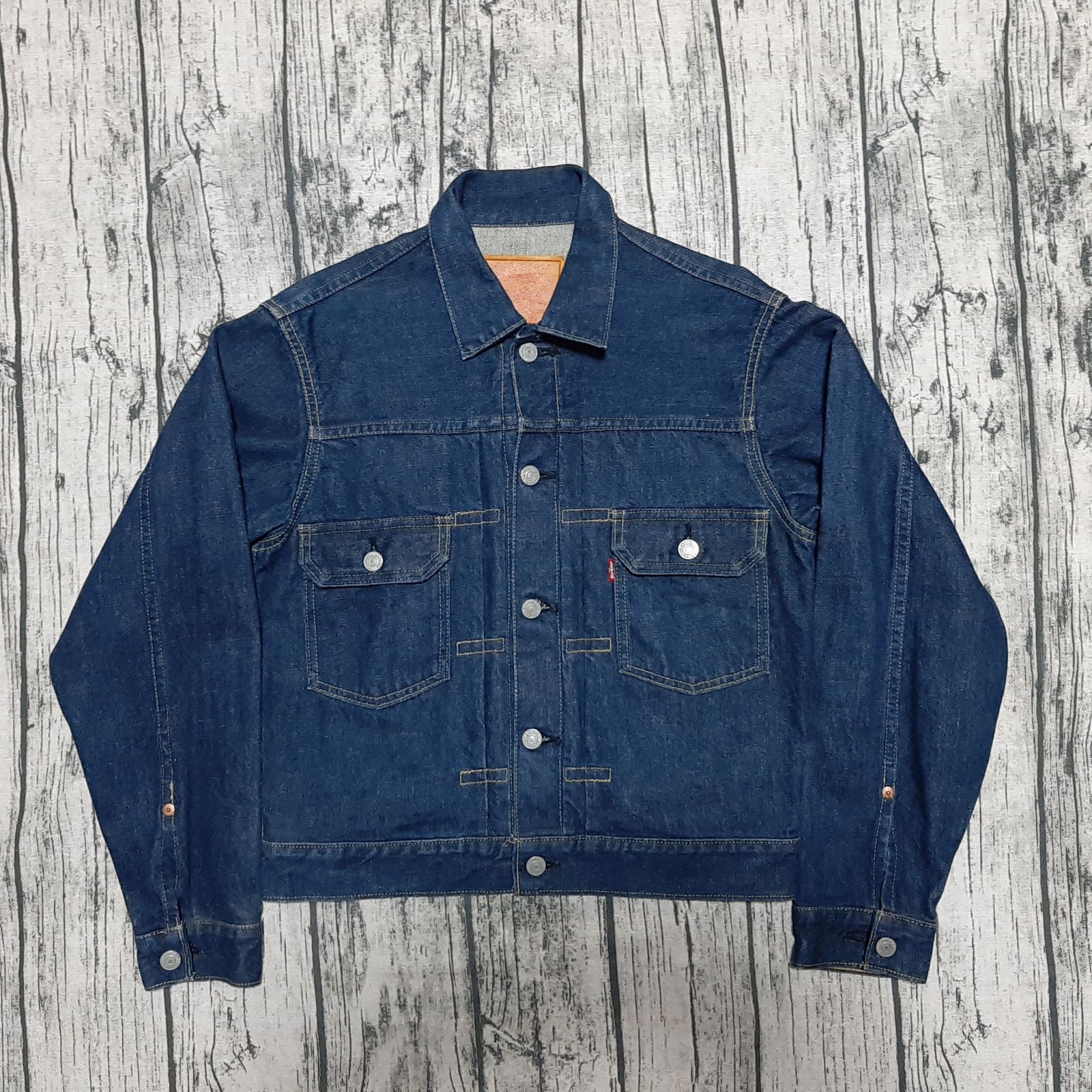 size 36】93年製 LEVI'S 507XX セカンド 2nd レザーパッチ 日本製 濃紺