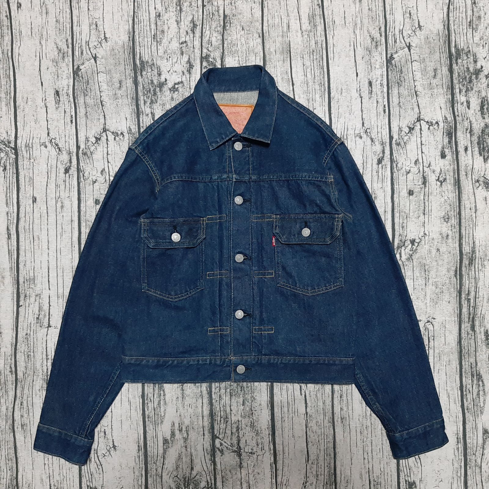 size 36】93年製 LEVI'S 507XX セカンド 2nd レザーパッチ 日本製 濃紺