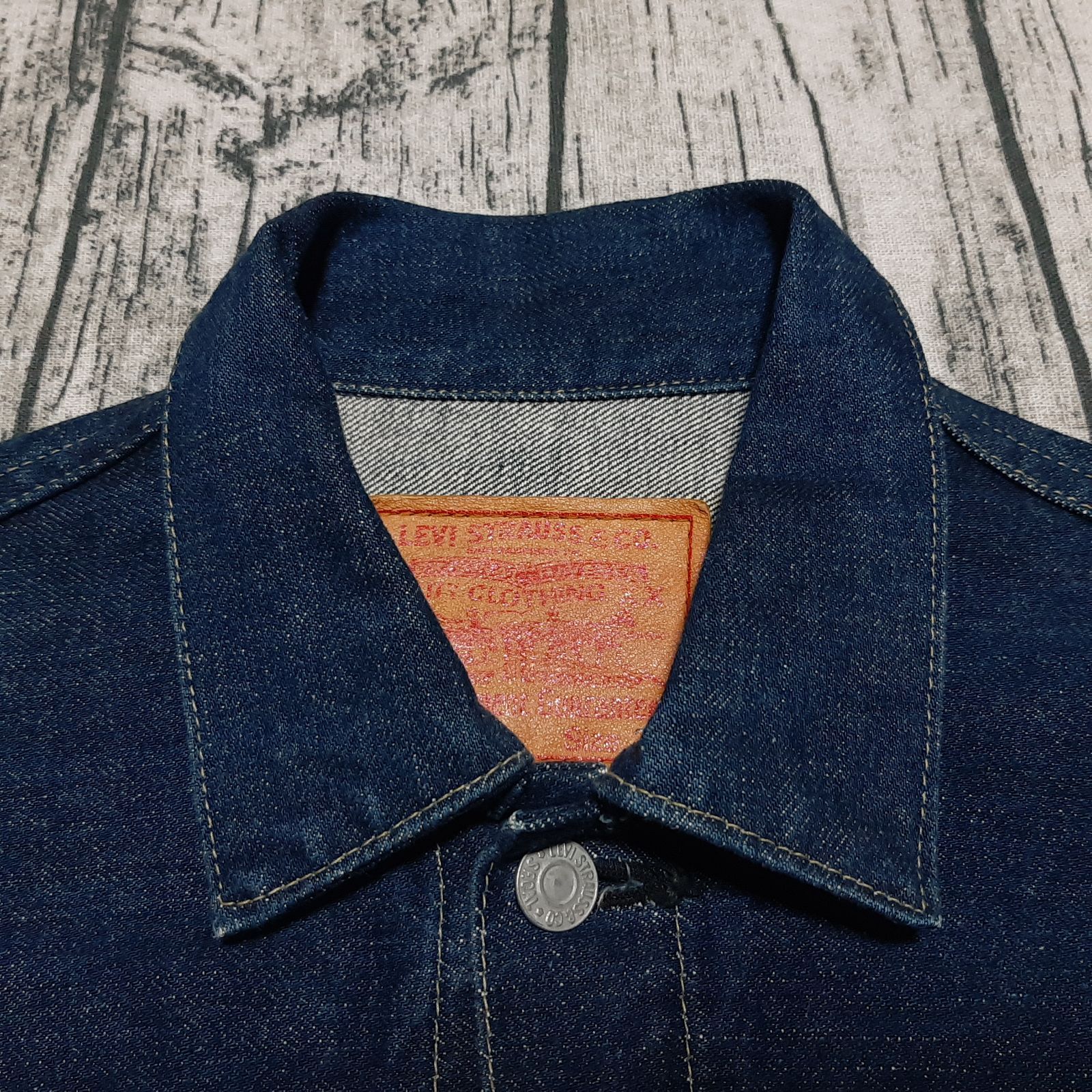 size 36】93年製 LEVI'S 507XX セカンド 2nd レザーパッチ 日本製 濃紺