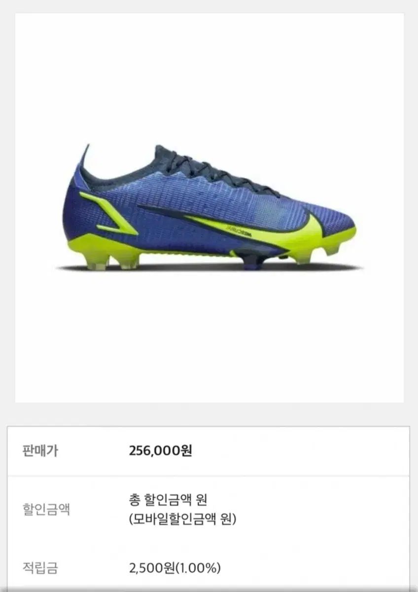 ナイキ マーキュリアル ベイパー 14 エリート FG 245 mm