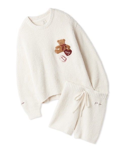 ジェラートピケ ONLINE ベビモコベアさがらプルオーバー＆ショートパンツセット