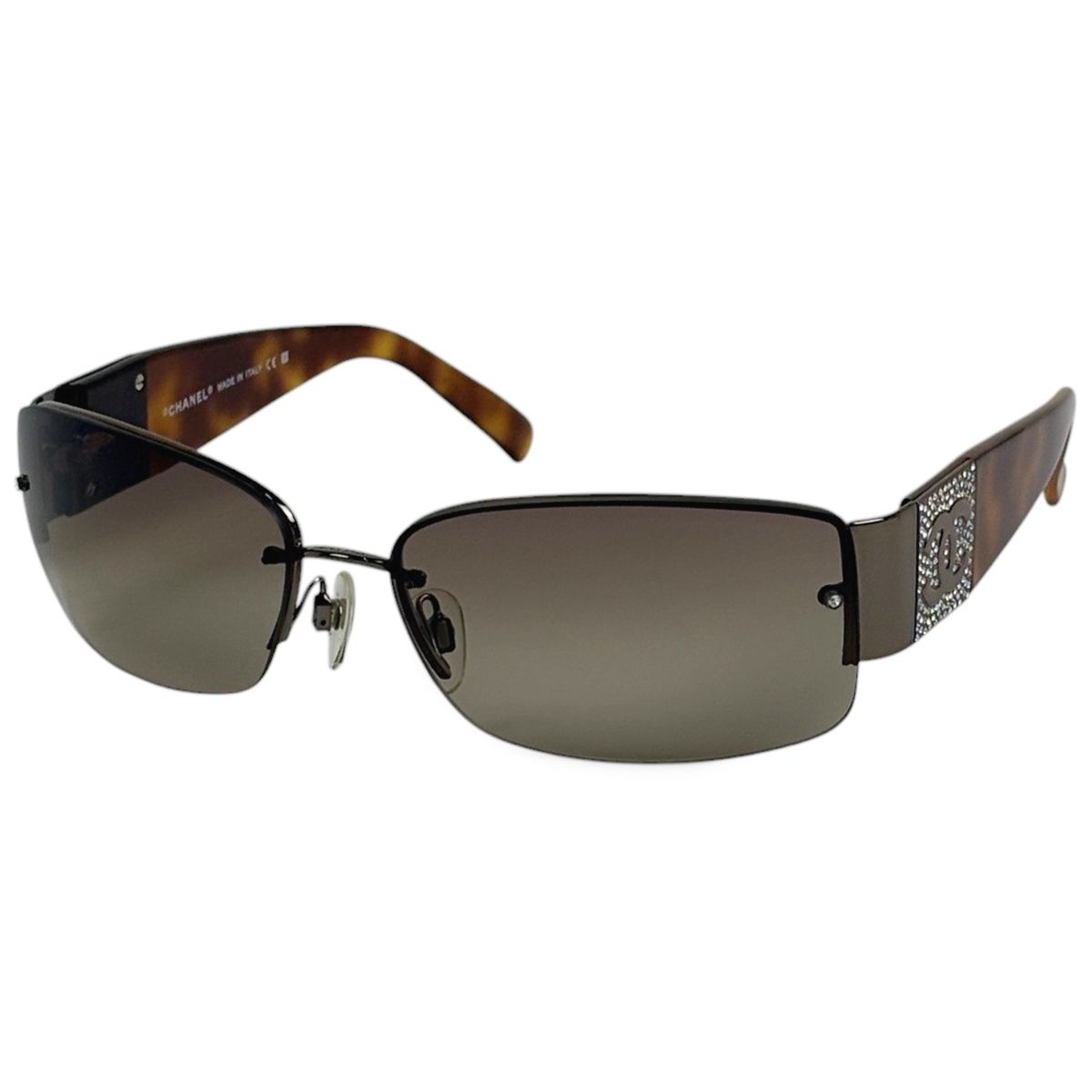 シャネル CHANEL ココマーク サングラス ラインストーン アイウェア