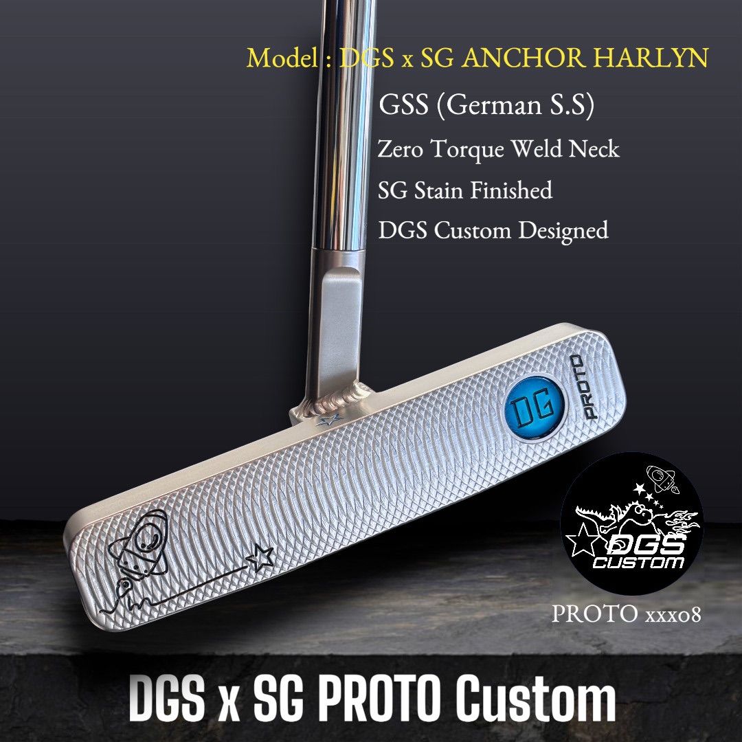 ★DGSxSG PROTO Style ゼロトルク・マレットGSSプロトパター ☆DGSxSG PROTO Style ゼロトルク・GSSプロトカスタム・マレットパター