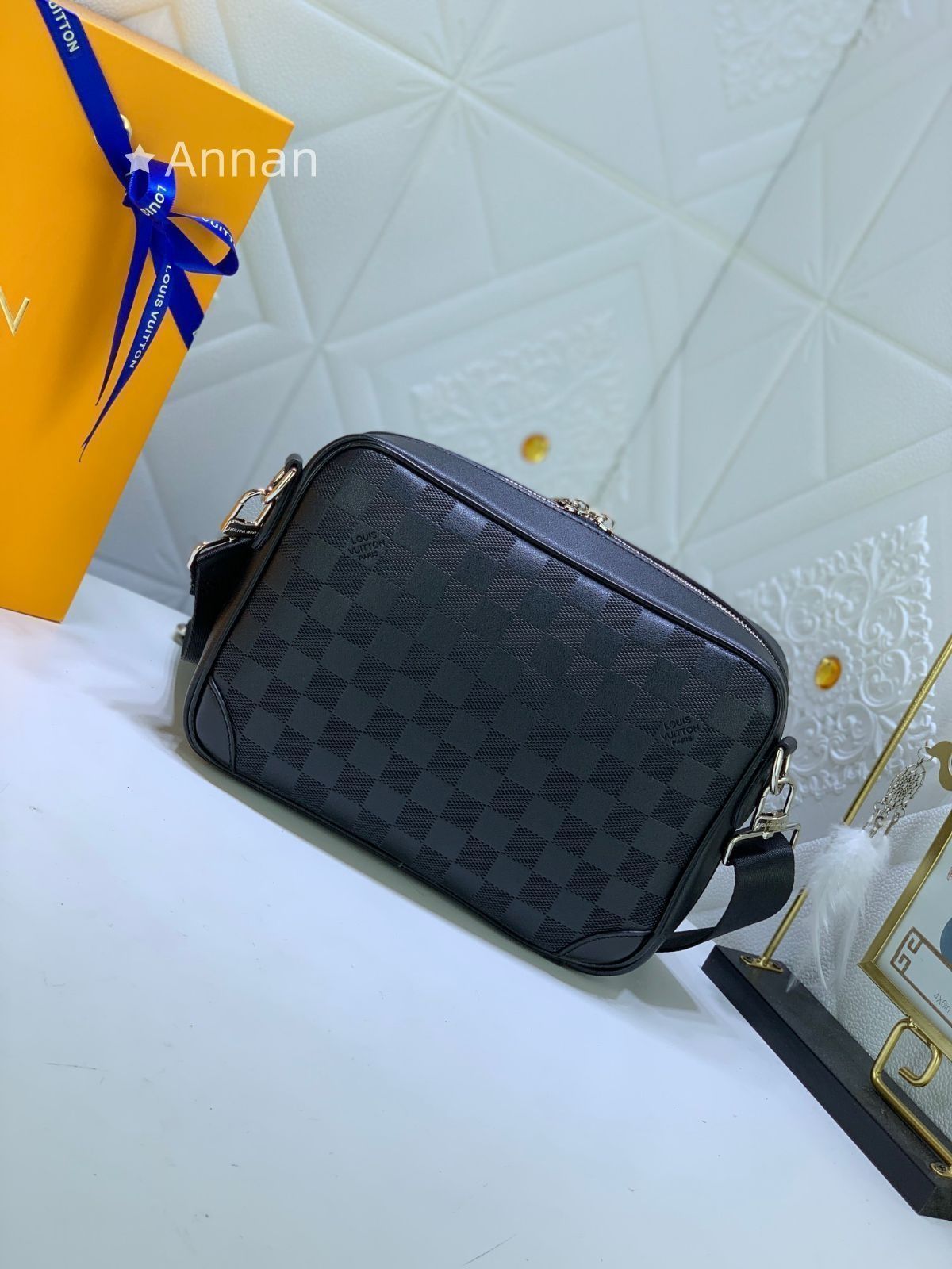 げ LOUIS VUITTON ルイヴィトン メンズ ショルダーバッグ モデル LV N 45286 シリウス ダミエアンフィニ