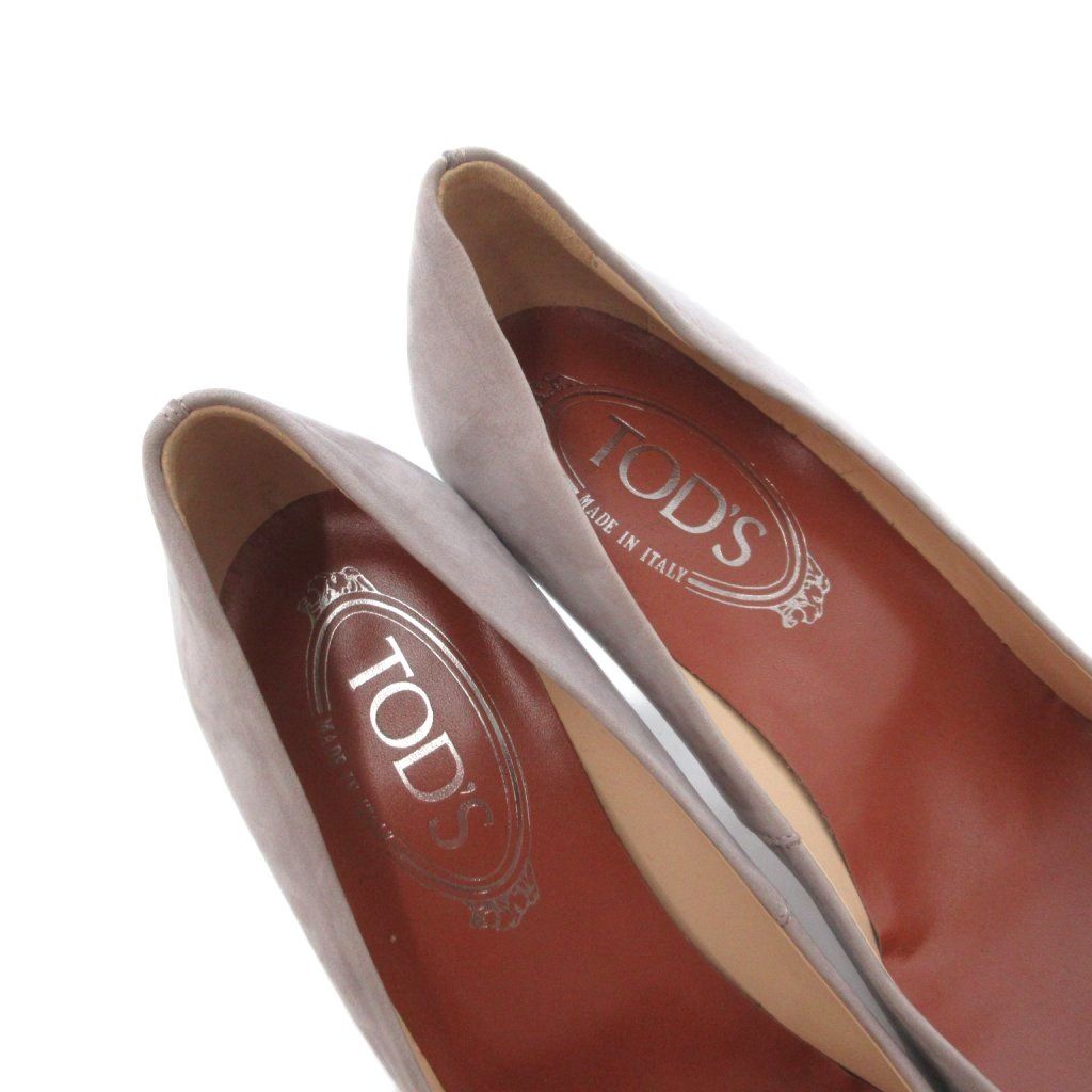 新品　tod's フリンジパンプス　グレースエード 新品 tod's フリンジパンプス グレースエード