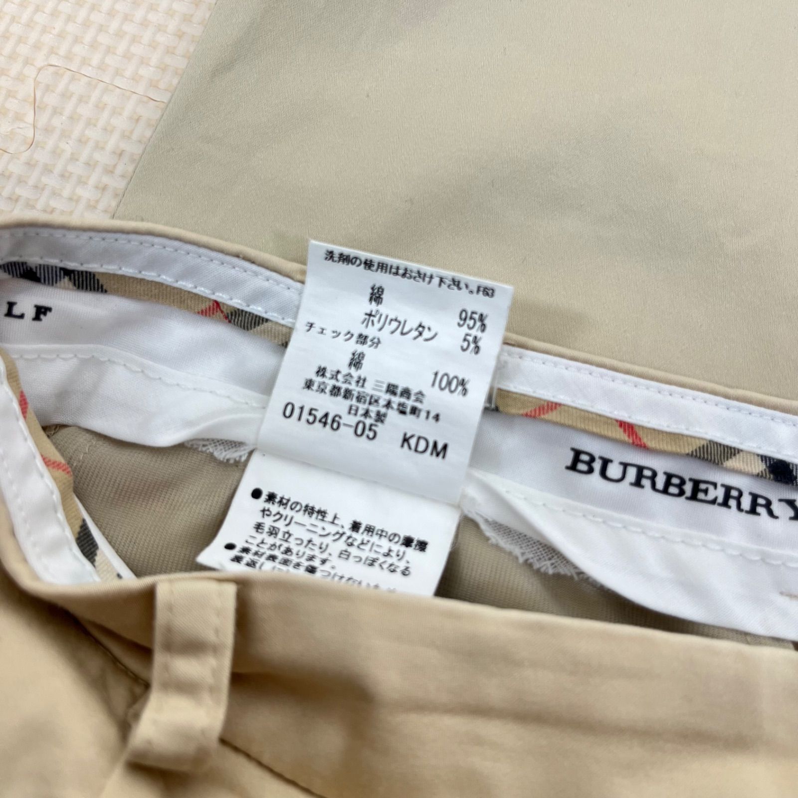 BURBERRY GOLF バーバリー ゴルフ サイドスリット ノバチェック