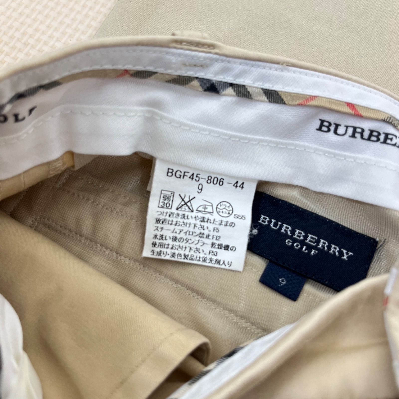BURBERRY GOLF バーバリー ゴルフ サイドスリット ノバチェック