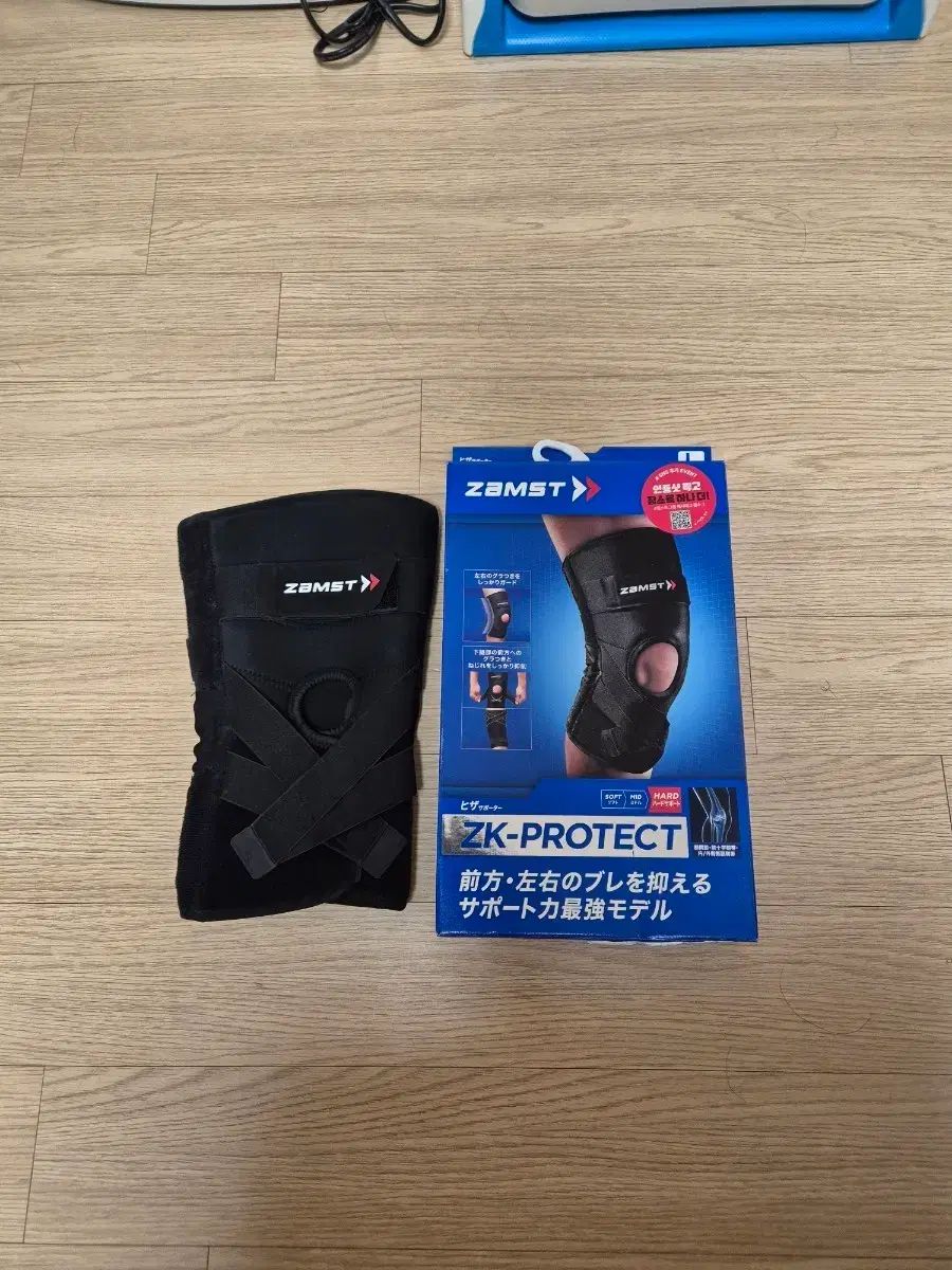ザムスツ zk プロテクト ブラック L ニーサポーター