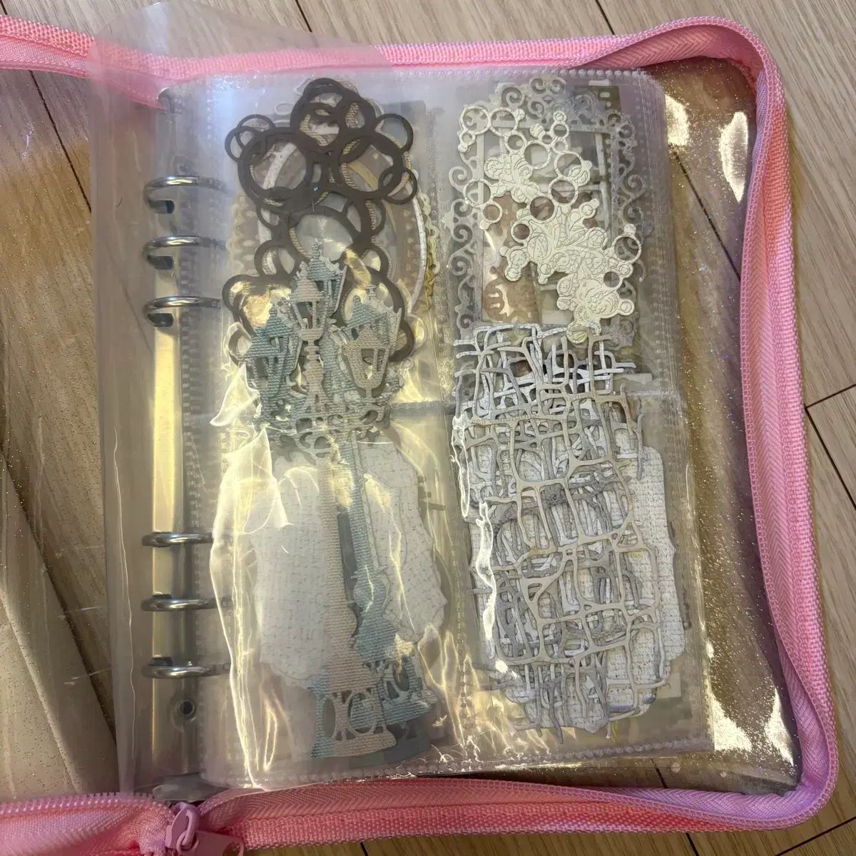 感性デコレーションダイアリー ヴィンテージデコレーションダイアリー 型抜きバインダー