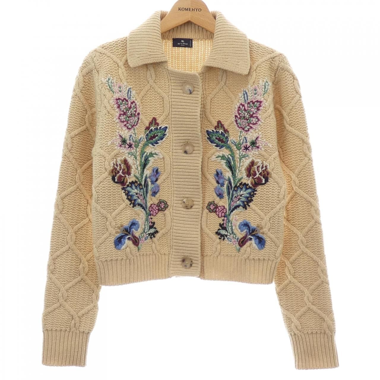 エトロ ETRO エンブロイダリー カーディガン