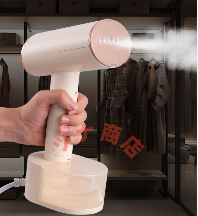 手持ち式スチームアイロン 家庭用 携帯用 服のしわ取り用 回転式スチーム機能付き