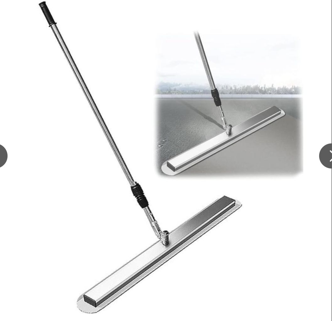 大好評 土間仕上げ用ツール ステンレス鋼 スクリード コンクリート 仕上げツール 360°回転 1 2 M伸縮 なロッド 携帯用 簡単 便利 省力化 工事現場 舗装工事 建設機