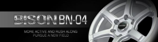 13インチ アルミホイール 5穴114 3 ホットスタッフ バイソン BN 04 5 J 45 4本セット