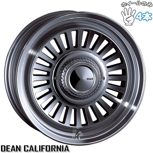 16インチ アルミホイール 6穴139.7 | クリムソン ディーン カリフォルニア バーニッシュグレー 6.5J 4本セット