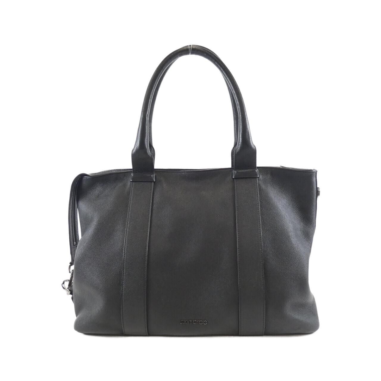 未使用級✨ジミーチュウ サヴィル トートバッグ レザー ブラック ジミーチュウ サヴィル バッグ - メルカリ