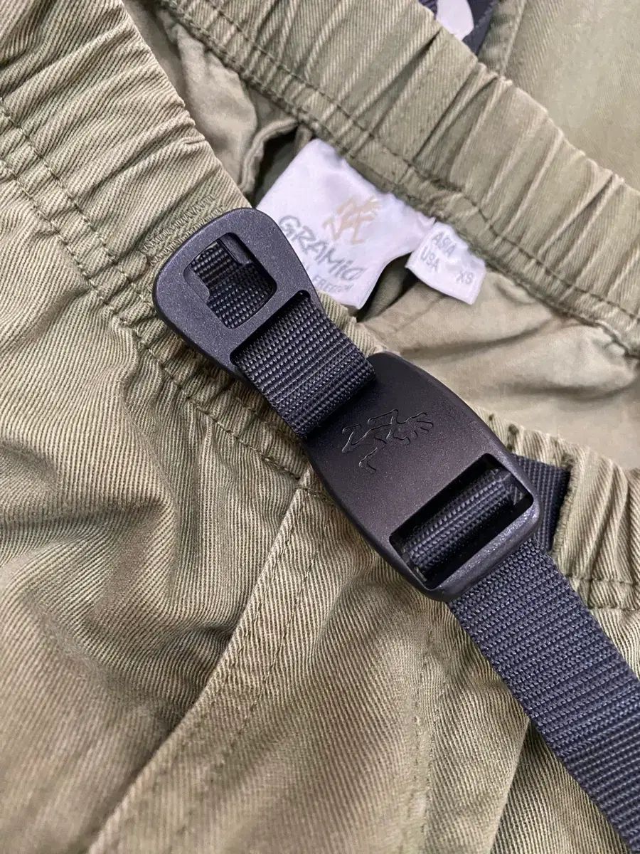 S グラミチ ワイド パンツ オリーブ カジュアルシャツ 春夏対応