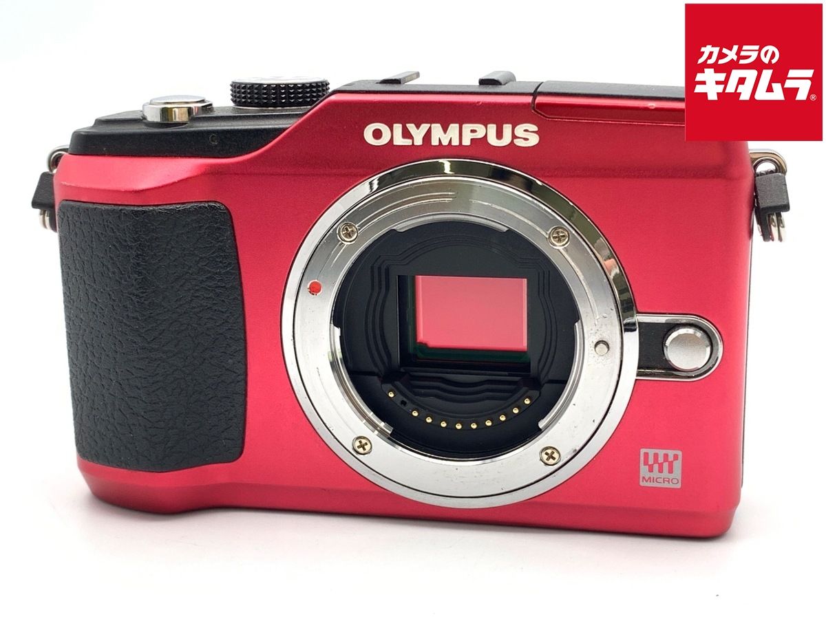 並品 オリンパス PEN Lite E PL 2 ボディ レッド