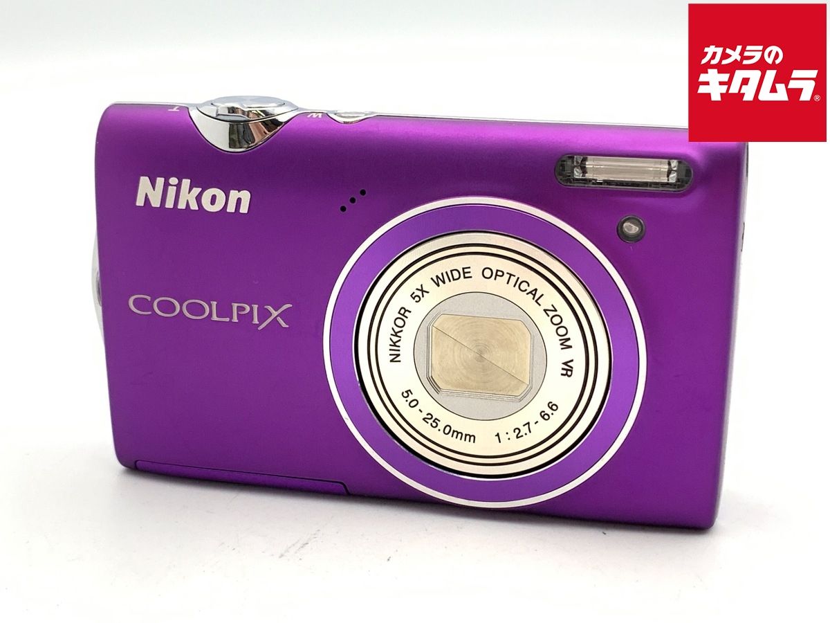 中古】 【良品】 ニコン COOLPIX S5100 ライトパープル - メルカリ