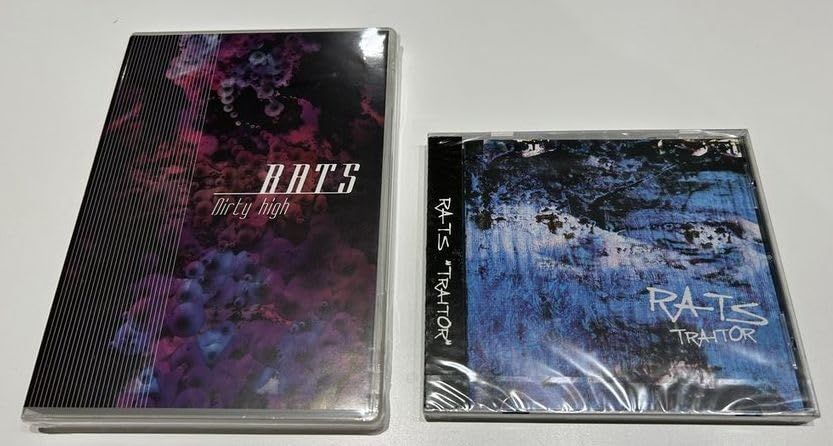 RATS X JAPAN HEATH ヒース CRAZE クレイズ 鈴木慎一郎 DVD Dirty high CD Traitor セット